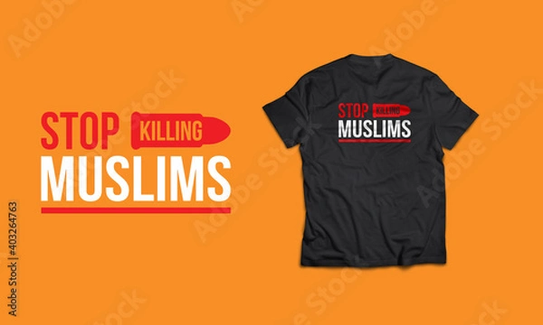 Fototapeta Islamic T-shirt design.