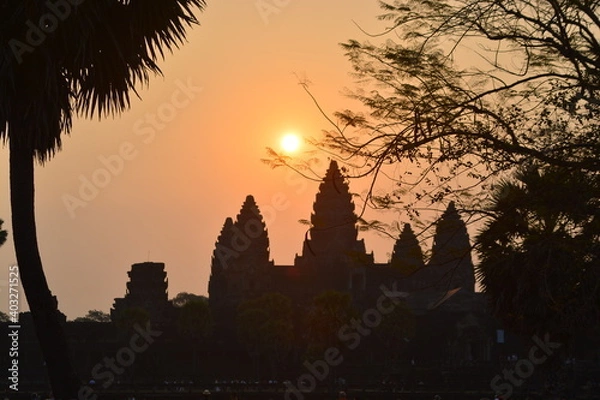 Obraz angkor tramonto