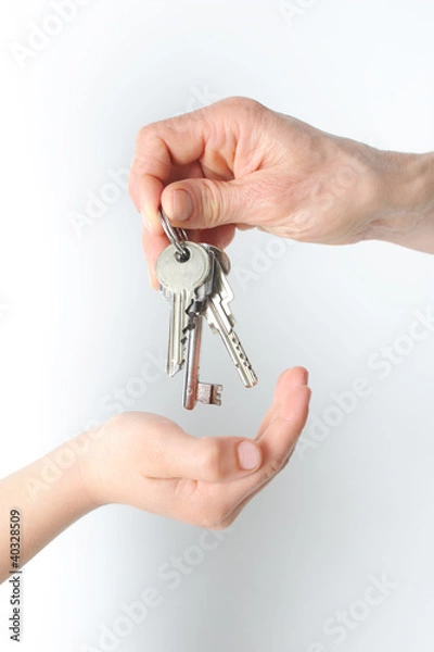 Obraz Schlüsselübergabe