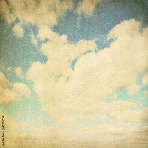 Obraz Vintage cloudy background