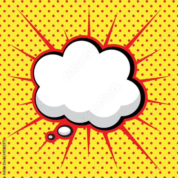 Obraz Speech Bubble in Pop-Art Style
