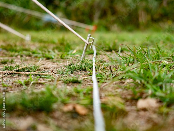 Obraz アウトドア キャンプ風景