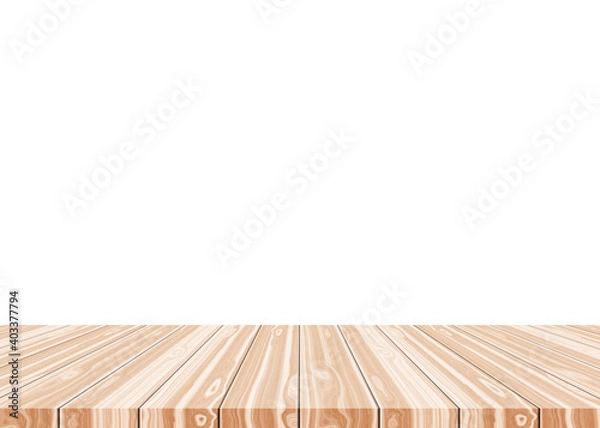 Fototapeta empty wooden table.