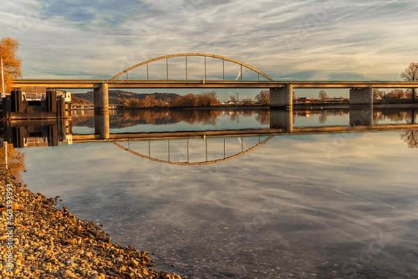 Obraz Autobahnbrücke in Deggendorf
