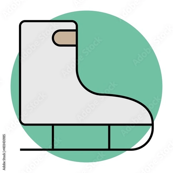 Obraz Skating Icon vector illustration photo