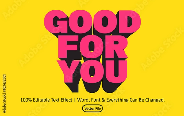 Obraz Editable Text Effect