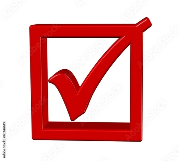 Fototapeta check box