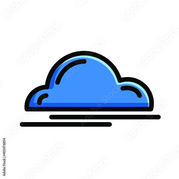 Fototapeta Icon cloud computing concept