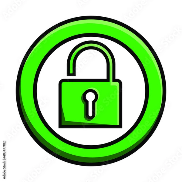 Fototapeta lock and key