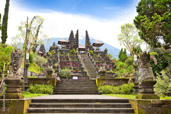 Obraz Kompleks świątyni Agung Besakih, Bali, Indonezja