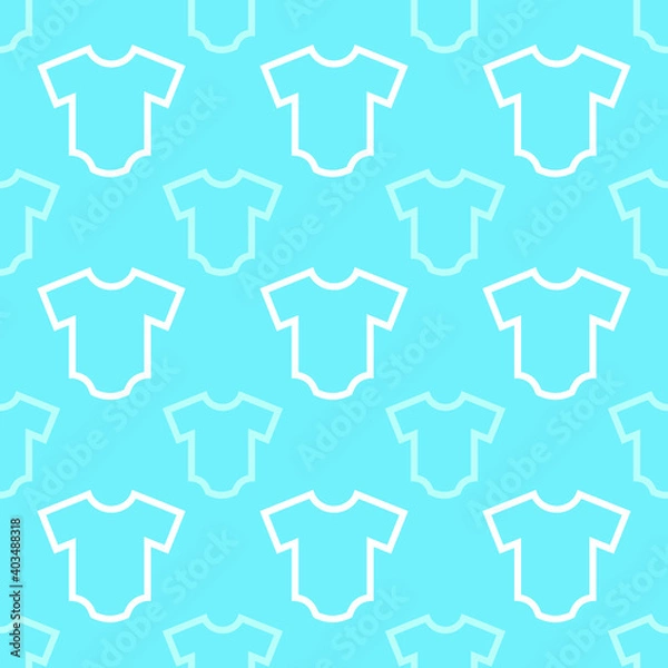 Obraz Background baby clothes blue