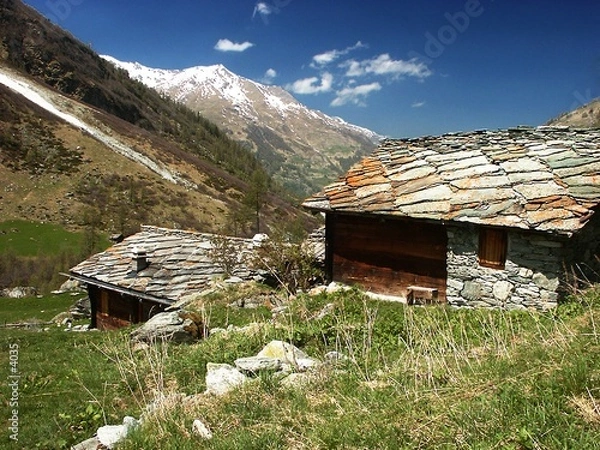 Obraz Chalets d'alpages