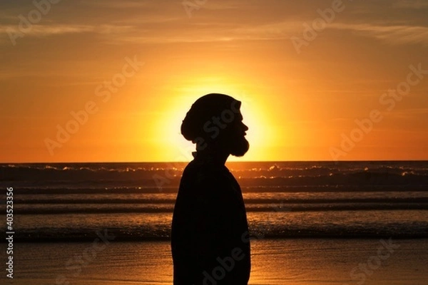 Obraz Ocean Sunset Silhouette