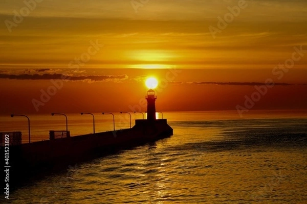 Obraz Lighthouse Sunset