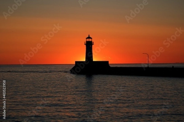 Obraz Duluth, MN Lighthouse