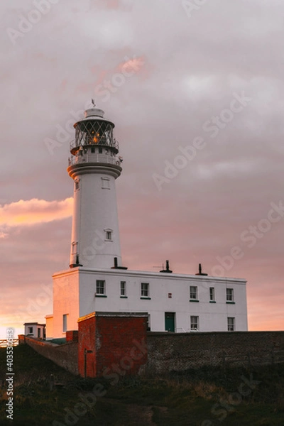 Obraz lighthouse at dusk