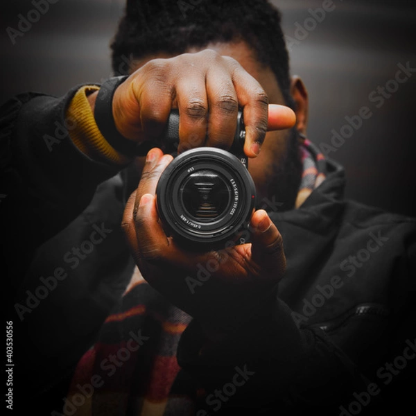 Obraz photographer with camera