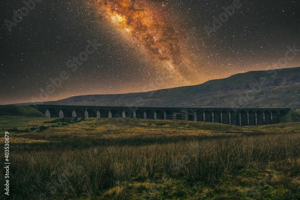 Obraz sunset over the river