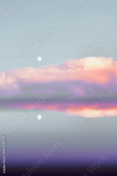 Obraz sunset over the sea