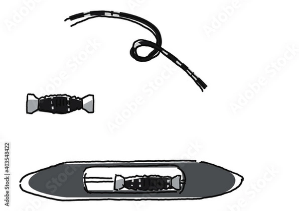 Obraz 奄美大島紬の工程イラスト　機織り　織工