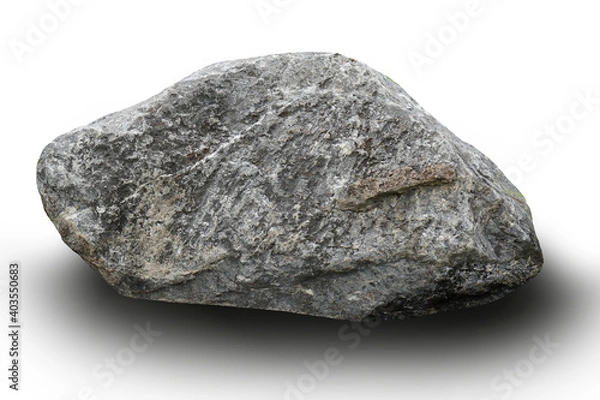 Obraz stones white background, Clipping path