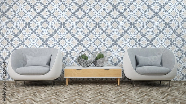 Obraz Sofa Salon 3D Design 