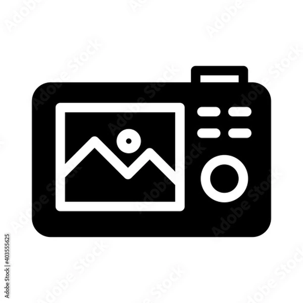 Fototapeta Digital camera icon