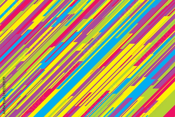 Obraz Abstract striped line background, vector illustration