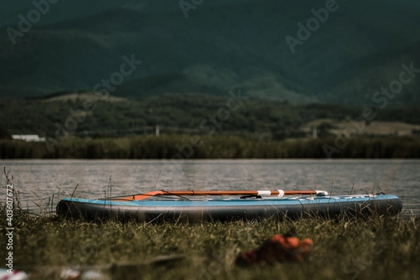 Obraz boat on the lake