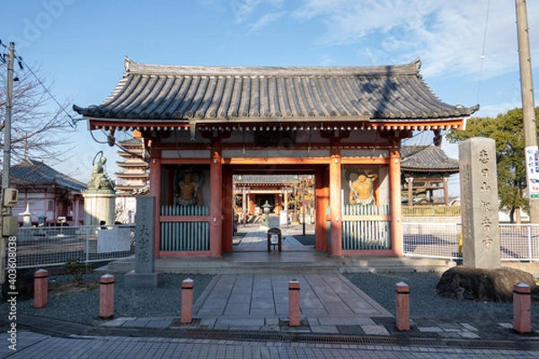 Obraz 津観音の仁王門