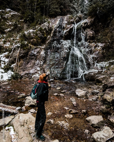 Obraz hiking in the mountains