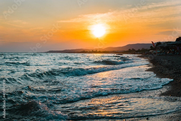 Obraz sunset over the sea 