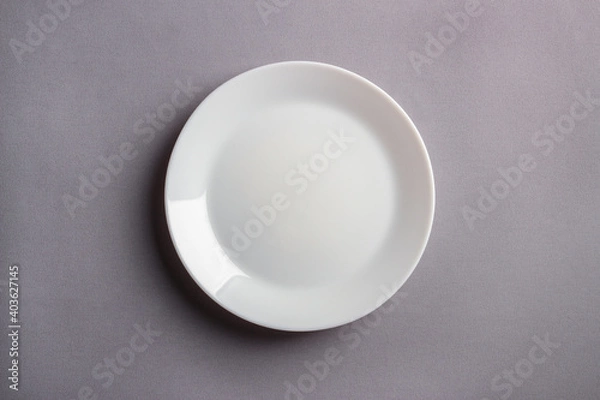 Fototapeta White plate