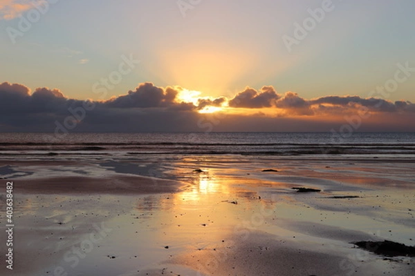 Obraz sunset at the beach