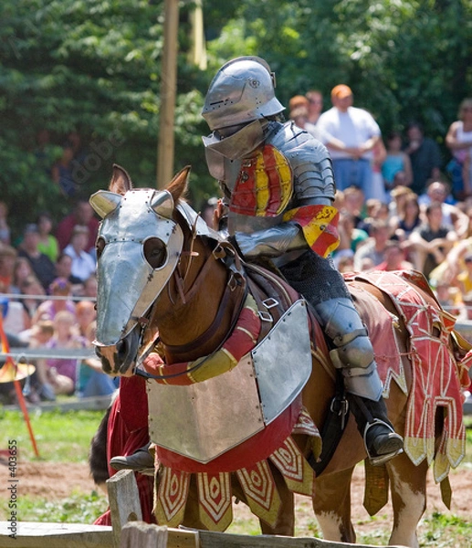 Obraz rycerz potyczki