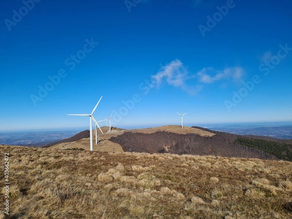 Obraz Renewable energy from wind power generators