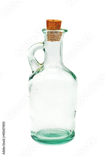 Obraz Flasche leer mit Korken