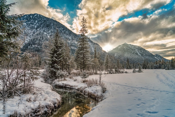 Fototapeta Graswangtal