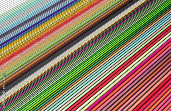 Fototapeta tube abstract wave 3d backdrop in multiple rainbow colors