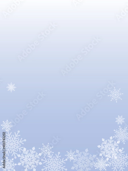 Fototapeta 雪の結晶　背景