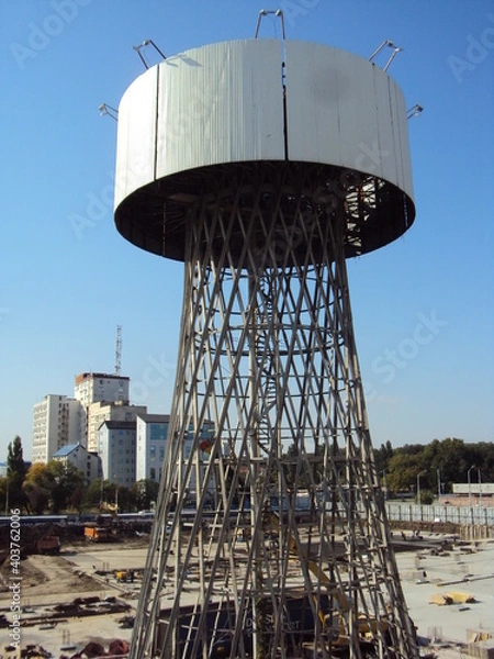 Fototapeta Water tower of the Engineer Shukhov system