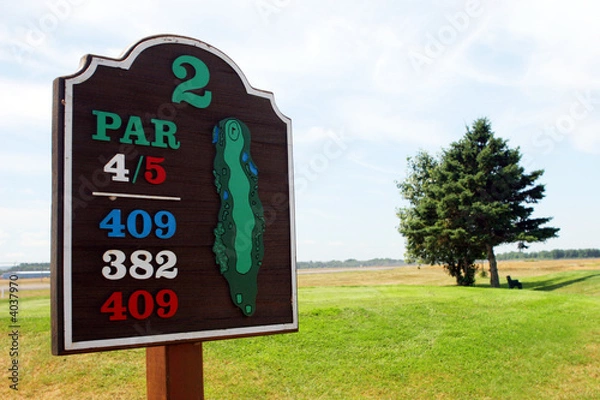 Fototapeta Golf sign