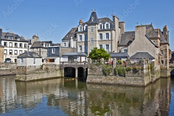 Fototapeta Pont habité , Landerneau