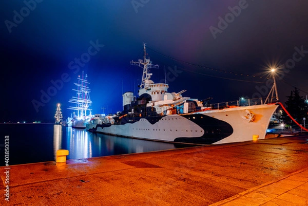 Obraz Orp Błyskawica in the port of Gdynia