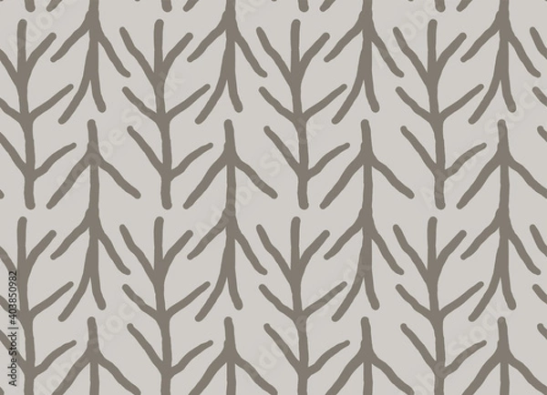 Fototapeta Pastel retro vector seamless pattern. Texture for wallpaper, pattern, background, surface