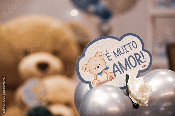 Obraz teddy bear with heart