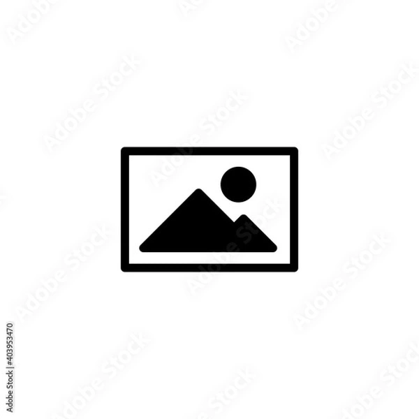Fototapeta Picture icon vector. photo gallery icon symbol