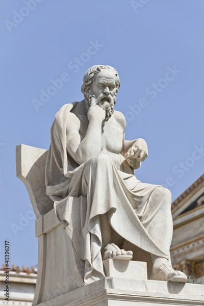 Fototapeta The ancient Greek philosopher Socrates
