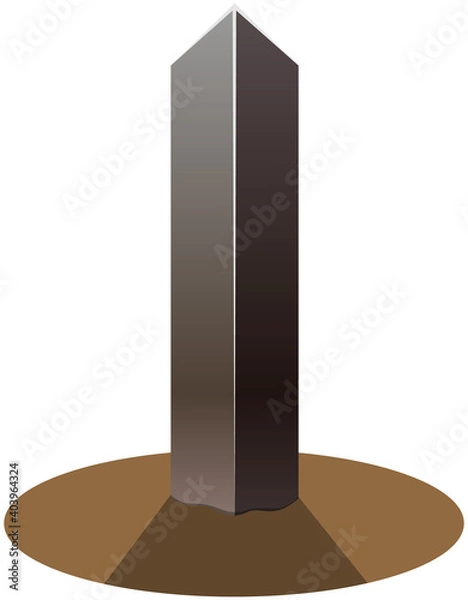 Obraz 三角柱のモノリス