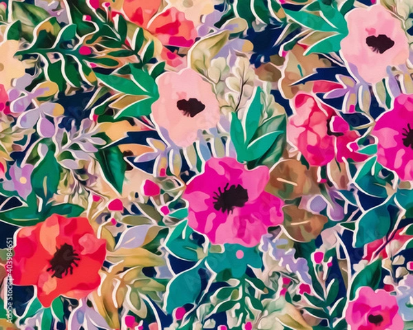 Obraz Abstract Flowers 